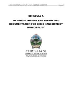 Size - Chris Hani District Municipality