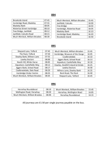 bus-routes - William Brookes School