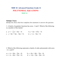 solution	polynomial