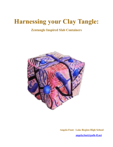 Clay Tangle Vocabulary Graphic Organizer