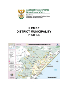 ilembe district municipality profile
