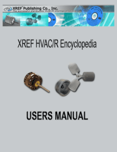 HVAC Manual - XREF Publishing Co., Inc.