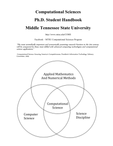 COMS Student Handbook - Middle Tennessee State University