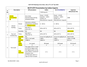 WLTP-DTP Presentation by Indian Experts