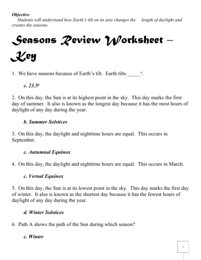 seasons-review-worksheet-answers