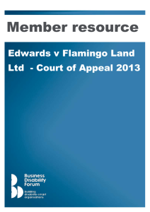 Edwards v Flamingo Land Ltd
