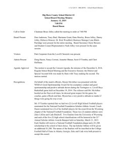 1/12/2015 – BHCSD#2 – School Board Minutes Big Horn County