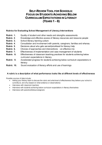 Self review tool - Rubrics 4, 6, 9 (Word 2007, 117 KB)