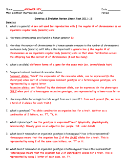 vocabulary answers chapter worksheet 5 Study Genetics Short Guide Answer