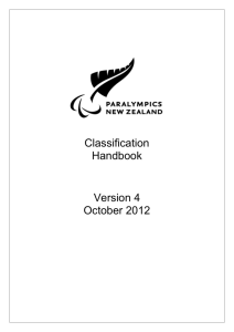 Handbook - Paralympics New Zealand