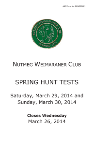 NWC_HT_2014S - Nutmeg Weimaraner Club