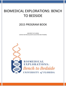 Biomedical Explorations: Bench to Bedside