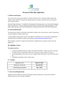Research Fellowship Application