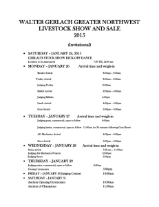 2015 Gerlach Show Rules - Northside Independent School District