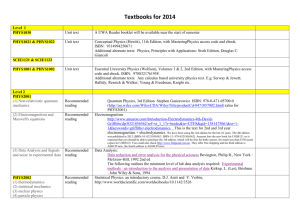 Textbooks for 2014