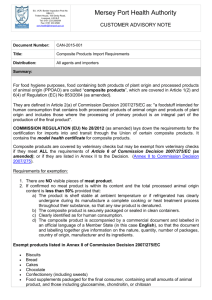 Document Number: - Mersey Port Health Authority