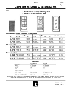 PVC Screen Doors - Randolph