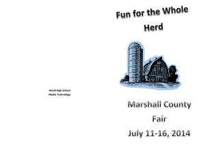 Fun for the Whole Herd Marshall County Fair July 11