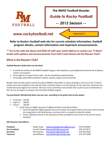 RMHS FOOTBALL BOOSTERS - Colorado SportsCast Network