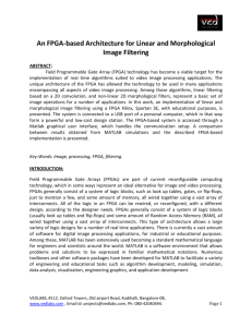 34.An FPGA-based Architecture for Linear and Morphological