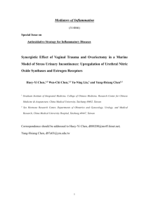 Synergistic Effect of Vaginal Trauma and Ovariectomy in a Murine