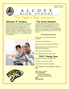 9th Grade Newsletter - Newton County Schools