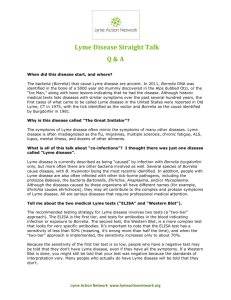 Lyme Disease Straight Talk