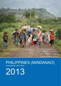 Humanitarian Action Plan for Philippines (Mindanao) 2013 (Word)