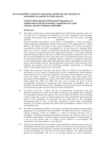 Q. Accountability systems for measuring, monitoring and reporting