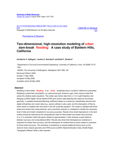 A case study of Baldwin Hills, California