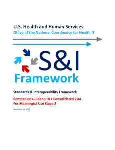 Companion Guide - (S&I) Framework