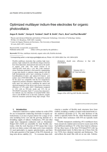 Optimized multilayer indium-free electrodes for