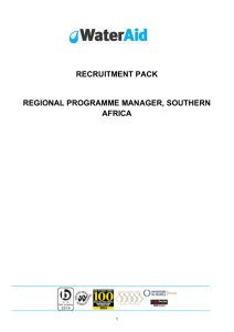 13 03 2015 Regional Programme Manager
