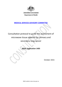 Consultation Protocol - the Medical Services Advisory Committee