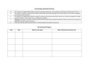 3rd Quarter Learning Goals, Scales, and Rubrics