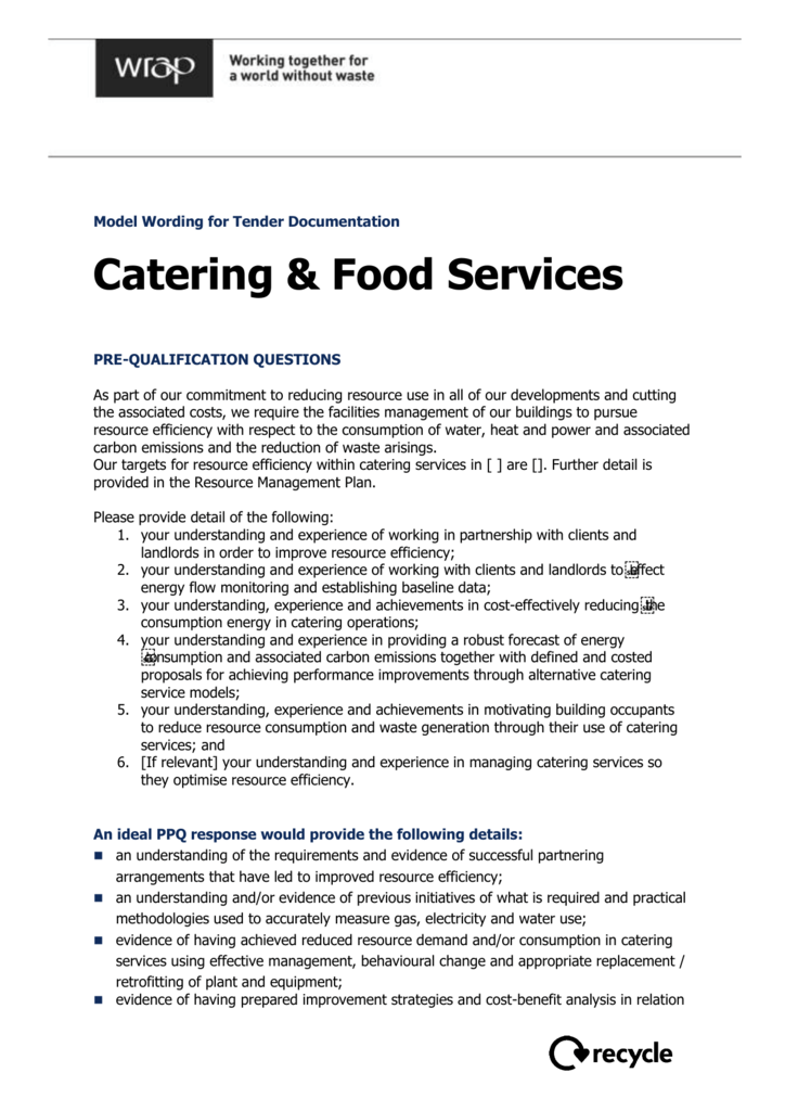 literature review of catering services