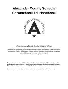 1:1 Handbook-ACS - Alexander County Schools