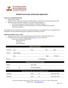 Freedom Academy Scholarship Application