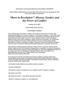 “Born in Revolution”: History, Gender, and the Power of Conflict