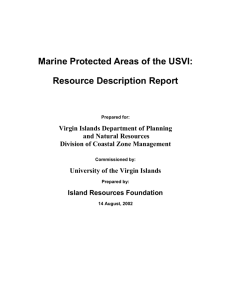 Marine Protected Areas of the USVI