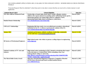 Scholarship - Newport Public Schools