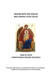 Prayer with the Icon of Mary Mother of the Church
