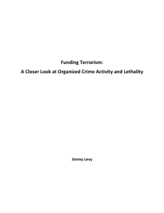 A Closer Look at Organized Crime Activity and Lethality