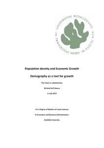 Population density and Economic Growth my final thesis copy