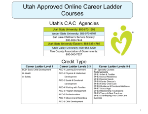 Approved Online Career Ladder Courses - CCPDI