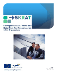 Strategic practices for know-how transmission and retention within