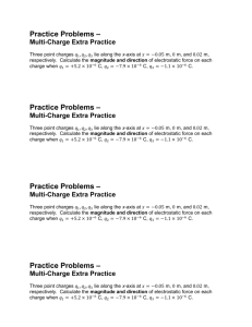 Multi-Charge Practice Problem