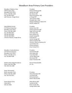 Woodburn Area Primary Care Providers