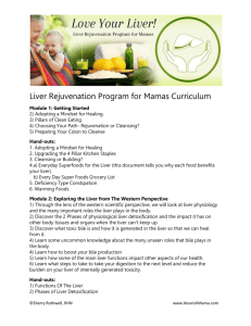 Liver Rejuvenation Program for Mamas Curriculum