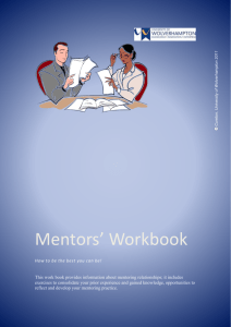 Mentor handbook - University of Wolverhampton